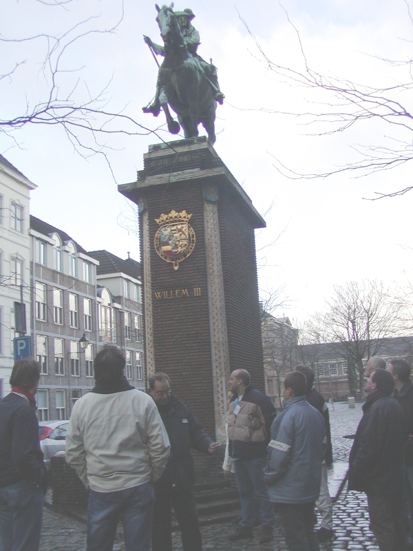 <b>Statue</b><br />At the statue of Willem III